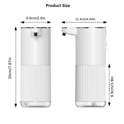 360ML Countertop Or Wall-Mounted IPX5 Waterproof 4-Levels Adjustable Foam/Gels Electric Infrared Automatic Sensor Soap Dispenser