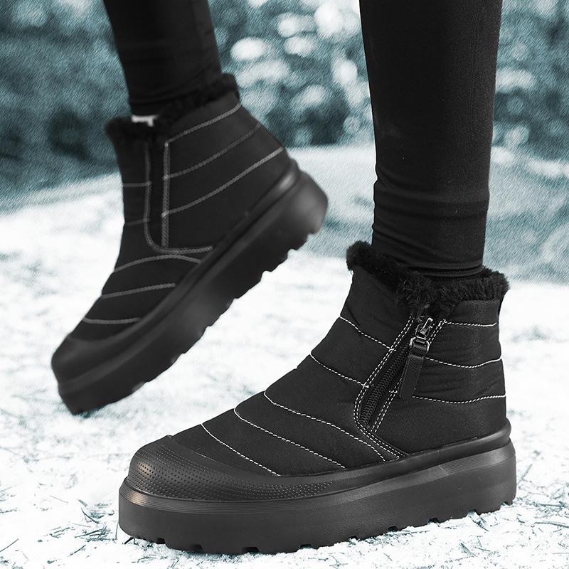 New Winter Women's Boots: Waterproof Snow Boots with Cotton, Warm, Fashionable and Comfortable Cotton Shoes for Women