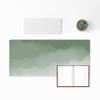 Large Sage Green Desk Mat PC Gaming Non-Slip Watercolor Ombre Soft for Computer Setup Mouse Pad 900×400 Mouse Mat Desk Pad