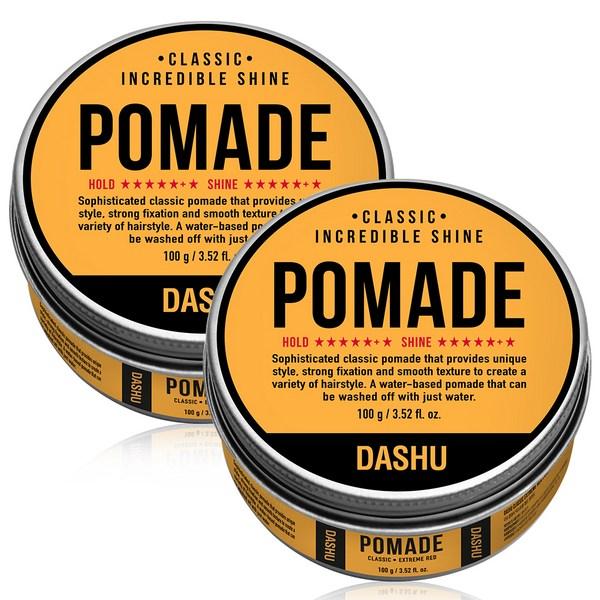 

Dashu Classic Incredible Shine Pomade, 100g, 2 pieces, Korea best mens hair products