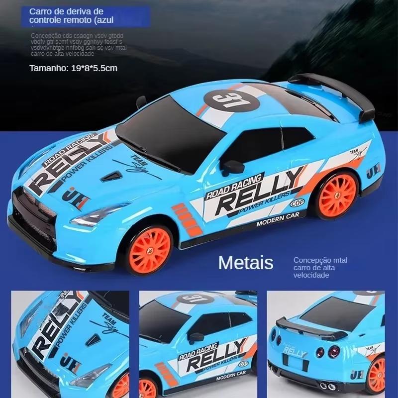 2.4G Cool High-Speed Drift Racing Car AE86 Model Remote Control Racing Car Four-Wheel Drive GTR Remote Control Car Boy Toy Gifts