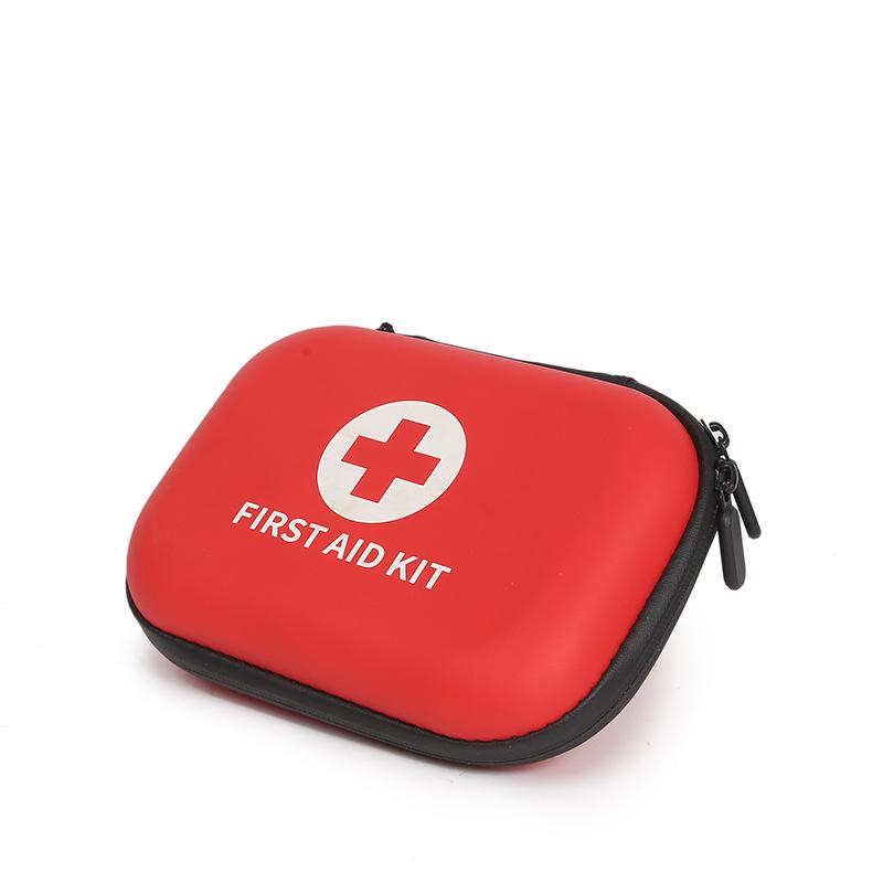 Compact PU First Aid Kit for Car and Outdoor Use