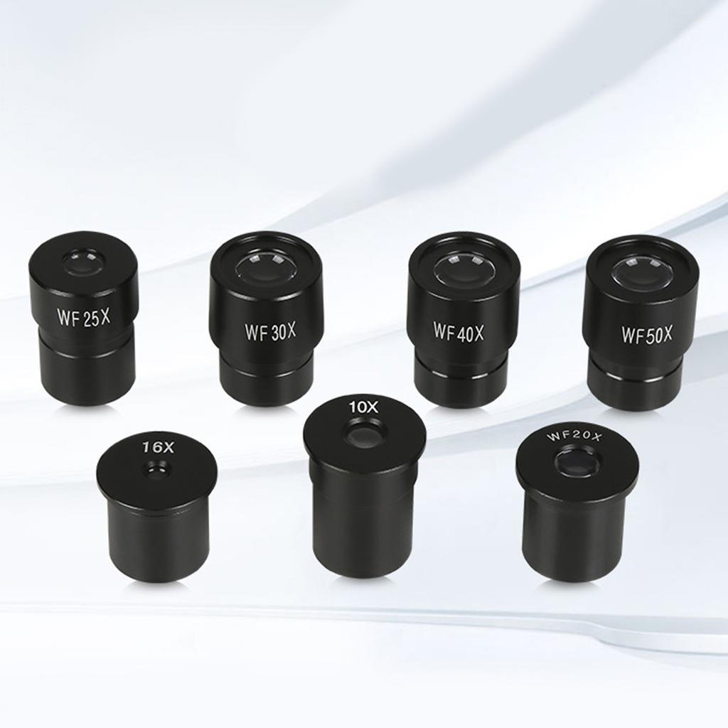 23.2mm Port Optical Eyepiece Ocular Lens/Barlow Lens Wide Angle Ocular Lens Universal for Various Biological Microscope