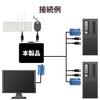 ELECOM USBUSB PC switcher KVM-KUSN