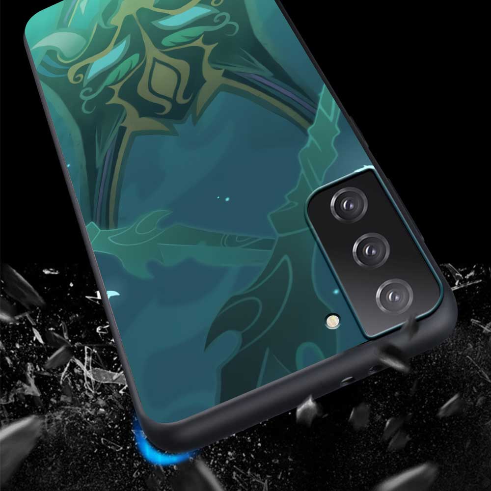 Ochranné pouzdro na telefon Genshin Impact Icon pro Samsung Galaxy S22 5G S21 Ultra S20 S10 S9 Plus S10E S8 S7 Edge