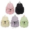 Women Drawstring Rucksack Lightweight Travel Gym Bag Nylon Casual Bookbag for Outdoor Travel College University Campus