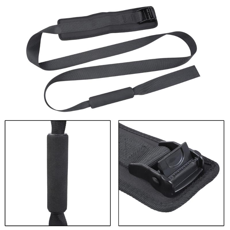 Situps, Ab Workout, Strength Training Exercise Equipment Hamstring Nordic Curls Strap Adjusted for Hamstring Curls