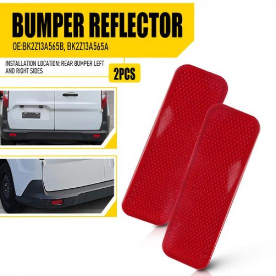 Rear Bumper Reflector Set For 2014-22 Ford Transit Connect FO1185106 FO1184106 A