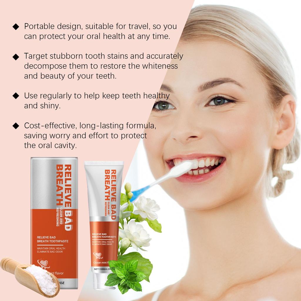 Cleaning Toothpaste Cleaning Care Teeth Bright Refreshing Mint Oral Care Toothpaste