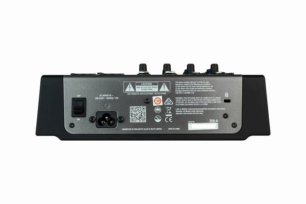 ALLEN & HEATH ZED-6 Analog Mixer (ZED6/X)