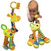 Early Education Giraffe Animal Handbells Plushies Doll Plush Rattle Teether Toys  Children Gift
