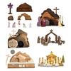 Wooden Empty Tomb Easter Decoration Jesus Resurrection Scene Table Sign Home Office Table Shelf Catholic Religious Ornament Christian Gifts