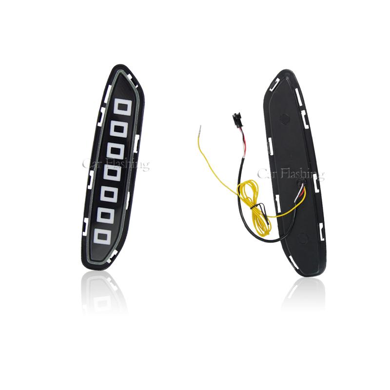 Car LED Daytime running light For BYD Chazor King 2024 fog lamp cover DRL with flowing turn signal Front fog light