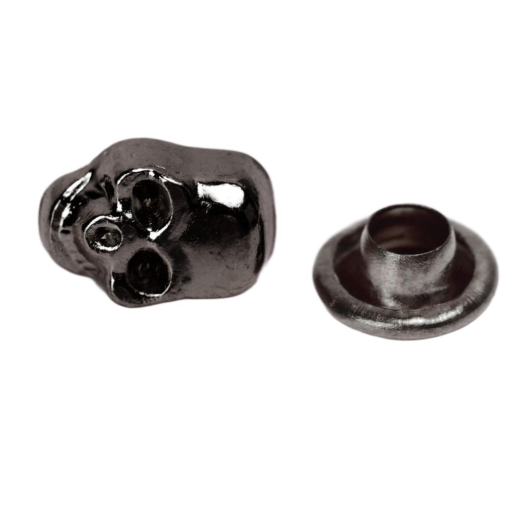 200 Sets Skull Rivets Butiful Fashionable Skull Stud Accessories for Shoes Clothing Bags