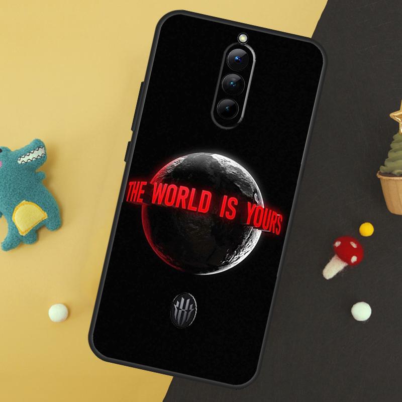 

Scarface The World Is Yours Phone Case For ZTE Nubia Red Magic 9 Pro Plus 8 8S Pro Plus 6 7 6S 7S Pro 5G 5S 6R Cover RedMagic 8S Pro Plus