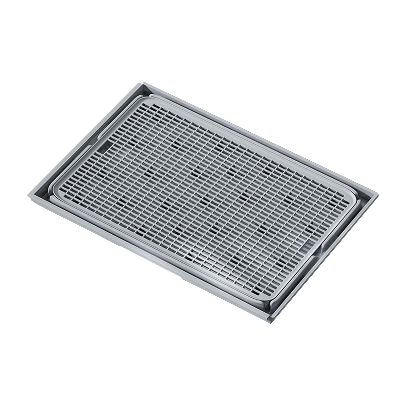 

Cat Litter Mat Sturdy for Indoor Cats Kitty Litter Mat Litter Trapping Mat светло-серый