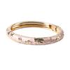 Elegant Colorful Vintage Cloisonne Bangle Enamel Traditional Flower Bangle Ethnic Chinese Women's Hand Bracelet Girls