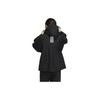 Adidas Solid Color Zipper Hooded Long Sleeve Jacket Women Jackets Black HM2777