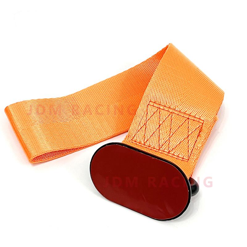 1Pcs Car Color Pendant Tow Strap Belt Tow Rope Sticker Ribbon Car Decorations Sticker Trailer Ropes Bumper Towing Strap