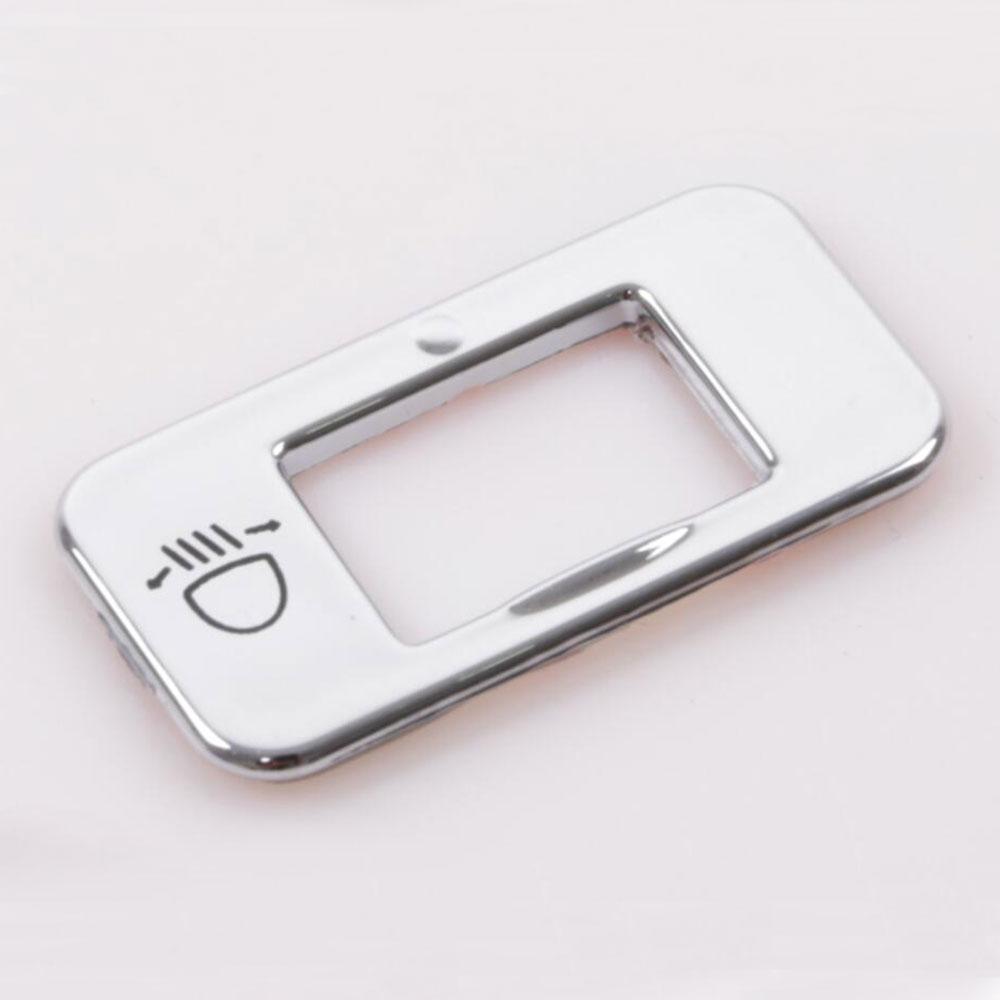 

Headlight Adjustment Knob Switch Sequin Cover Sticker for Peugeot 208 2015-2019 208GTI 2014 2008 2014-2018 ABS Chrome Acc. серебряный