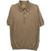 TOMORROWLAND [Excellent Condition] 61-02-12-02002 SESIA Silk Cotton Knit Polo Shirt/ tops M BrownUsed