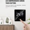 K2M Heating Thermostat Digital Display Thermostat Touch Screen LCD Display Adjustable Temperature Water Floor Heating Gas Boiler Thermostat Home Anti