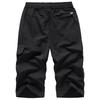 Herren Sommer Schnelltrocknende 3/4 Hosen Leichte Capri-Shorts Wandern Angeln Reisen Lässige Cargo-Shorts Hosen Herren Fitnessstudio Shorts 8XL