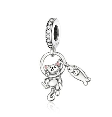 Original Kupferfarbe Clown Holzpferd Marionette Anhänger Perle Geeignet für Damen DIY Halsketten Armbänder Schmuck Geschenke