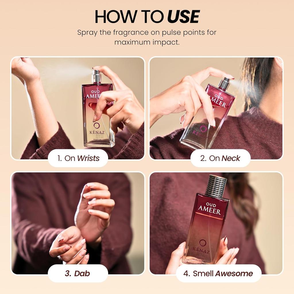 Oud Ameer - 100ml Unisex Luxury Perfume |