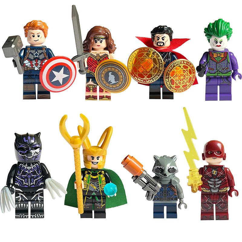 Non-Toxic Building Blocks Humanoid Dolls Toys Mini Figures Children'S Toys Figures Assemble Toys Creeper For Kids Educational Toys