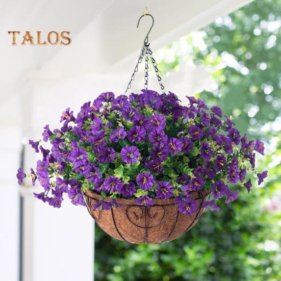 12Pcs Simulated Artificial Fake Flowers Realistic Vivid Reusable No Maintenance Plastic Artificial Flowers Home Wedding Party Decor