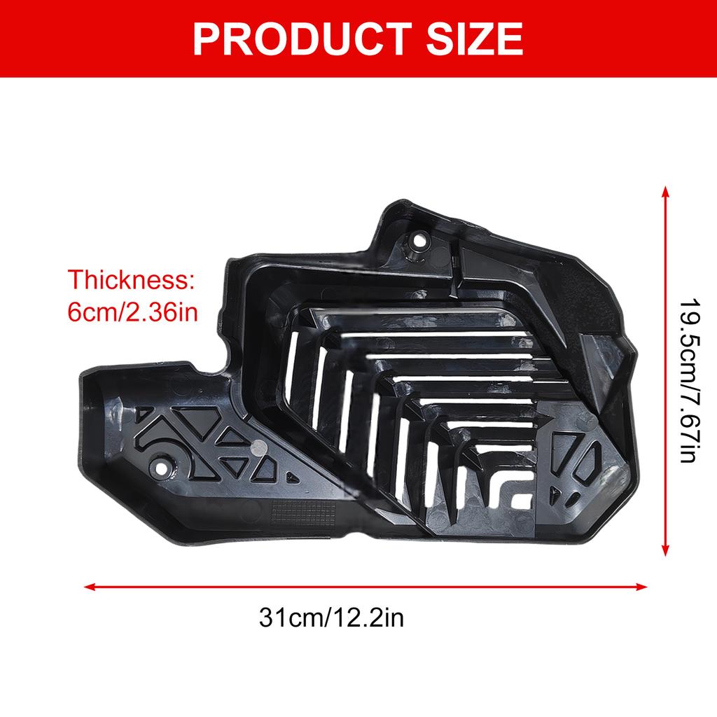 Heavy Duty Lightweight ABS Radiator Mesh Shield Guard Carbon Finish Look Suitable for X-ADV160 Motorcycles Upgrading Kit