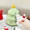 Cute Christmas Tree Shaped Tissue Box Desktop Ornaments Christmas Decoration