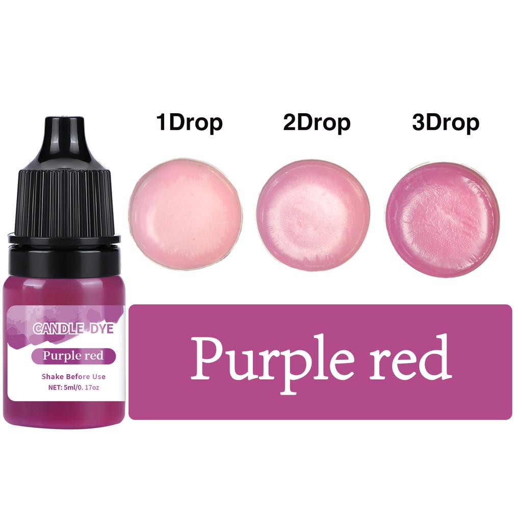 5 ml/butelka Pigment do świec woskowych Nietoksyczny pigment do świec sojowych Płynny barwnik Wosk sojowy DIY Barwniki do mydła Materiały do produkcji świec