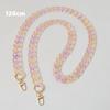 New Woman Bag Accessory Parts Neon Chain Candy Crossbody Resin Luxury Strap Women Hanging Chains Acrylic Shoulder Chain