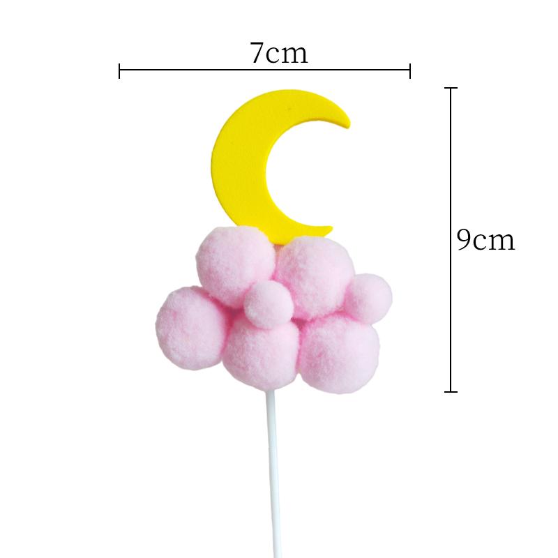 Dazzling Rainbow Tassel Birthday Cake Topper - Dessert Table Decoration