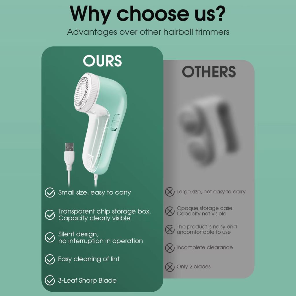 Household Clothes Electric Shaver Pet Hair Remover Clothing Home Cats Hair Brush Take Out of Clothes Hairs Cleaning Roller