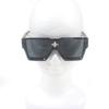 Great LOUIS VUITTON Sunglasses Cyclone Marble Pattern Blue Mens Z1789E Used