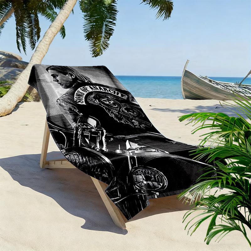 Rebellion Brotherhood Beach Towel Soft Outdoor Camping Swim Absorbent Bath Towel Outdoor Pool Towel Fashion Outdoor Picnic Beach Mat