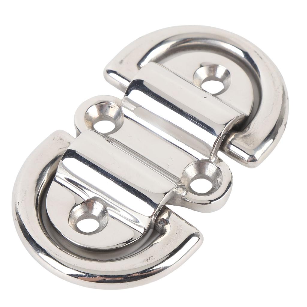 Boat D Type Connector 316 Stainless Steel Strong Load Bearing Multifunctional Boat Ring Connector Hook for Marine Yacht