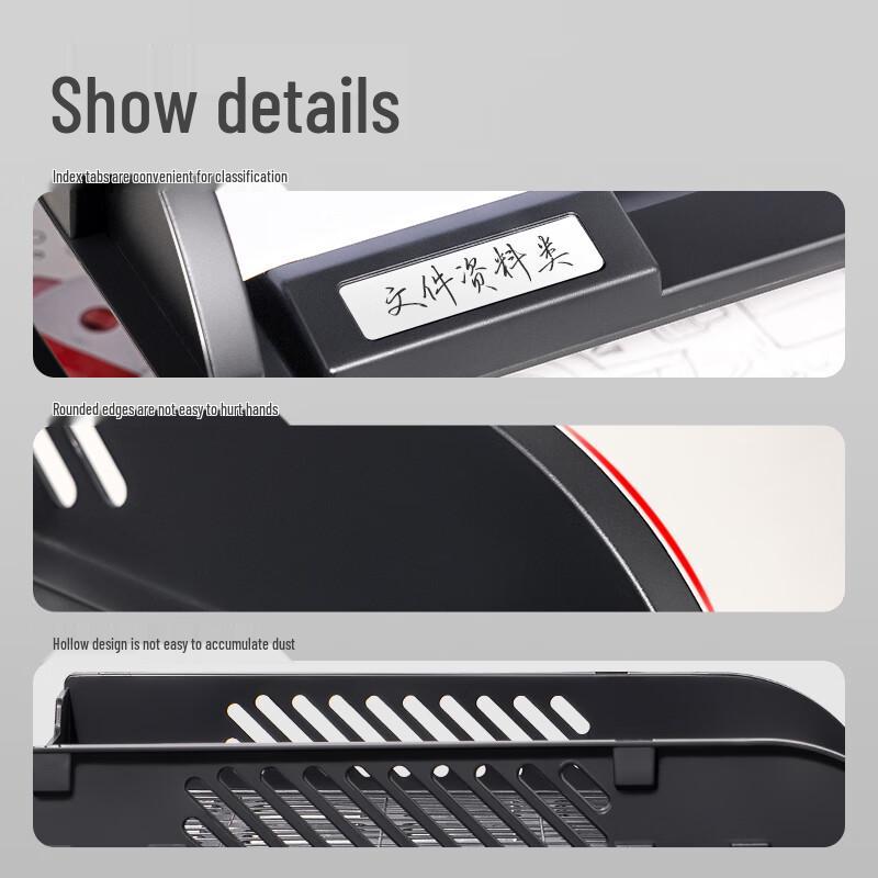 Deli 3-Tier Hollow File Tray