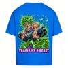 Dragon Ball Gym Sports Casual TRAIN LIKE A BEAST TShirt Unisex 2026 Summer Oversized Broly Graphic Print Outdoor Daily Wear Tee