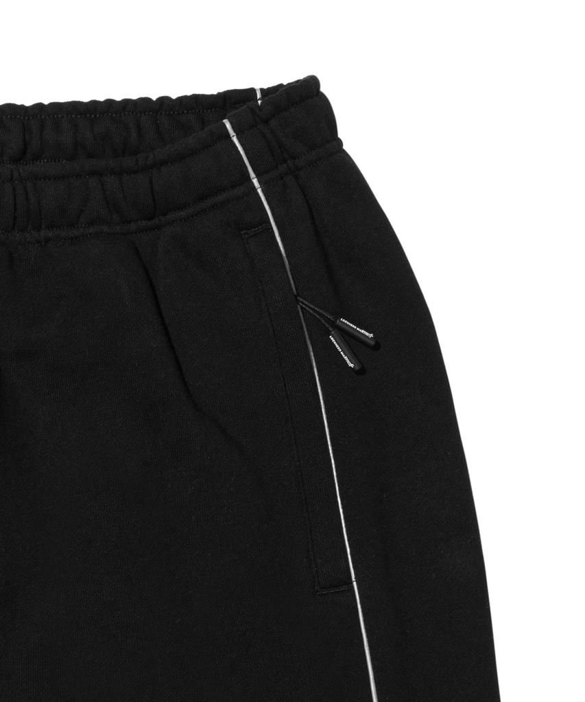 Loghideumatin Lm Blocking Reflective Piping Sweat Pants (Black)
