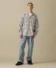 Avirex Long Sleeve Cotton Linen Ombre Size Light Size Size Men's Shirt, XL, Gray, 023, 783-3120014, L/S/C/L, A/DINER.