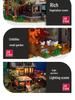Jie Xing Street View Series Inn Model Building Blocks - Boys' Ornaments & Toys