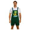 S-XXL Tuta Pigiama da Uomo con Stampa Dinosauro Cartone Animato Colore a Blocchi Posteriore Tasche Spallacci Regolabili Shorts a Salopette Tuta Pigiami