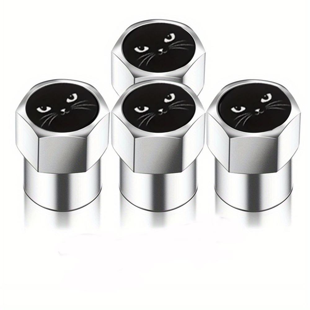 Aluminium Ruitpatroon Driekleurige Bandenventielstamschroefdoppen Universele Wiel Decoratieve Ventielkernhoezen
