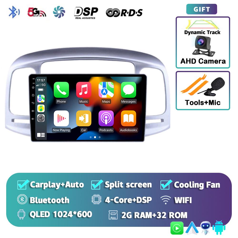 

Android 14 Carplay Auto для Hyundai Accent 2008 2009 2010 2011 Автомобильный Радио Мультимедиа GPS Навигатор Плеер Стерео Головное Устройство DSP