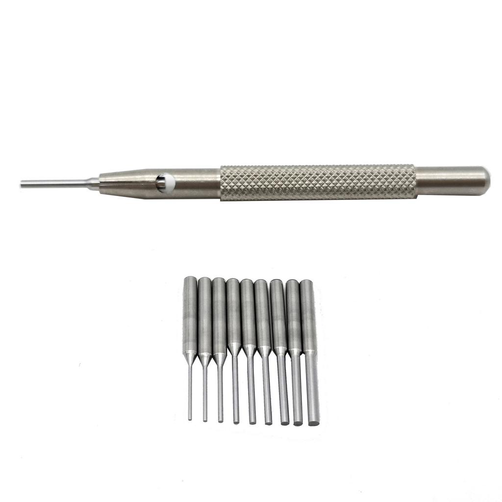 0.5mm-1.6mm Bit Stainless Steel Watch Band Link Remover Bracelet Remover Pin Punch Tool 9 In 1 Watch Accessories