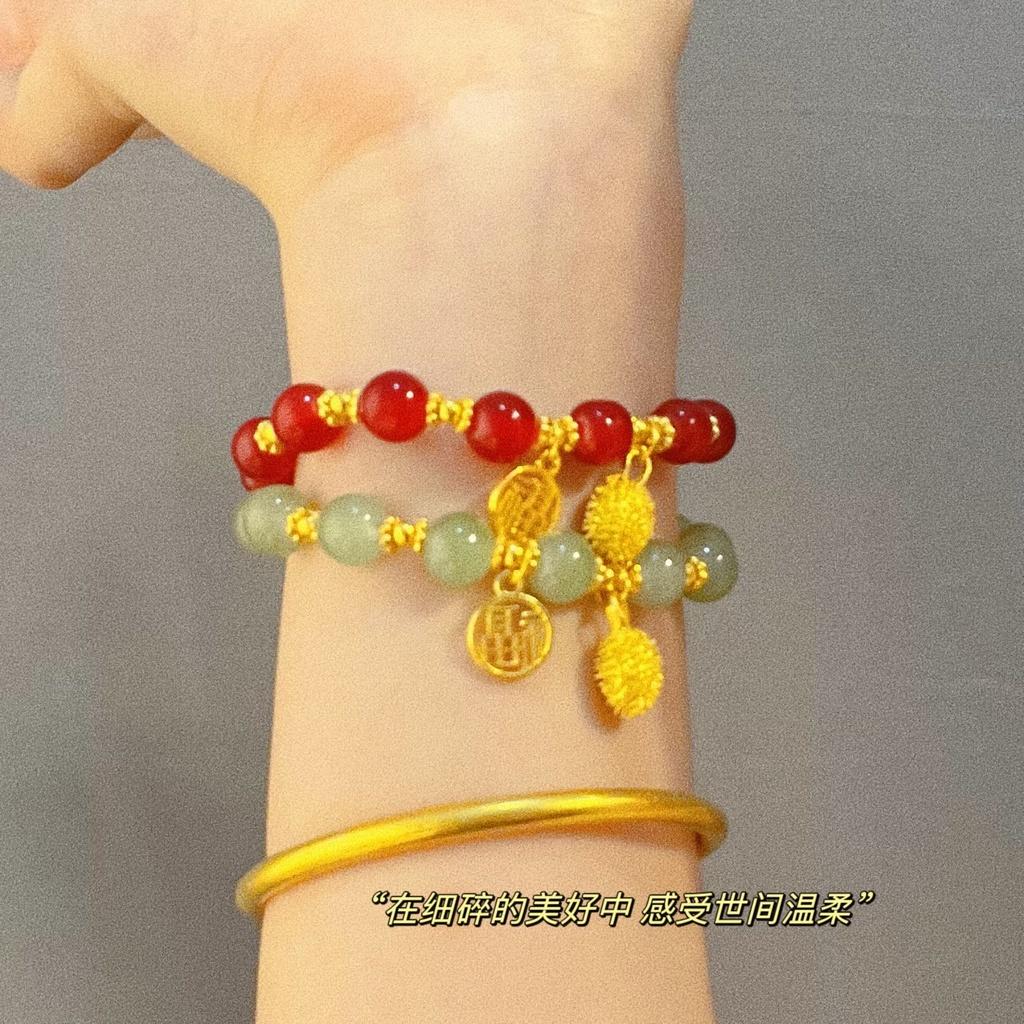 New Chinese Style Lucky Durian Bracelet Unique Design High Fashion Value Perfect For Students And Best Friends Great Birthday Gift
